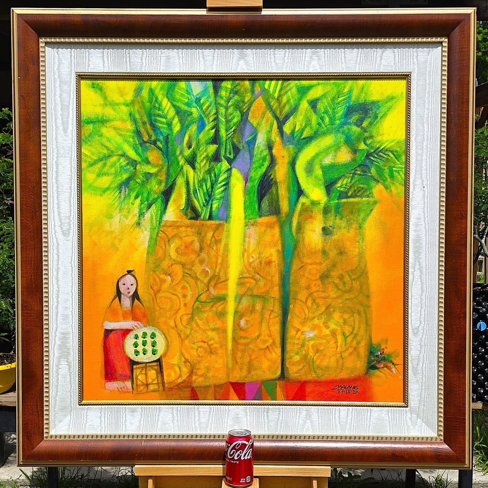 Mauro Malang Santos (Filipino 1928-2017) Original Oil Painting on Canvas ‘2000
