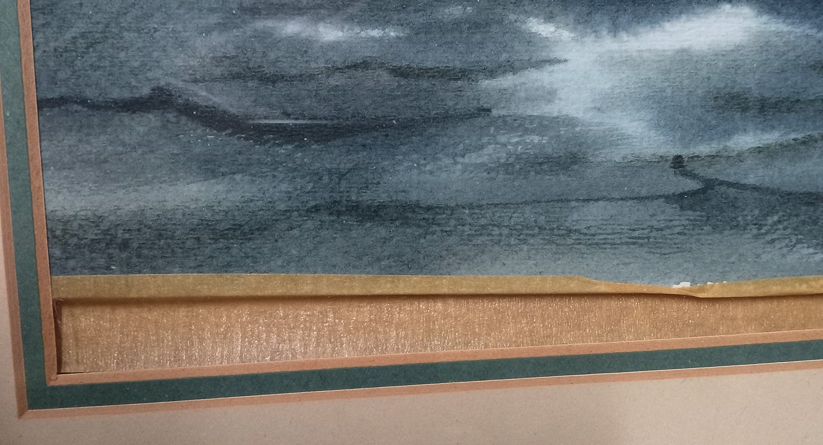 NANCY TAYLOR STONINGTON «SITKA » SIGNED ORIGINAL WATERCOLOR