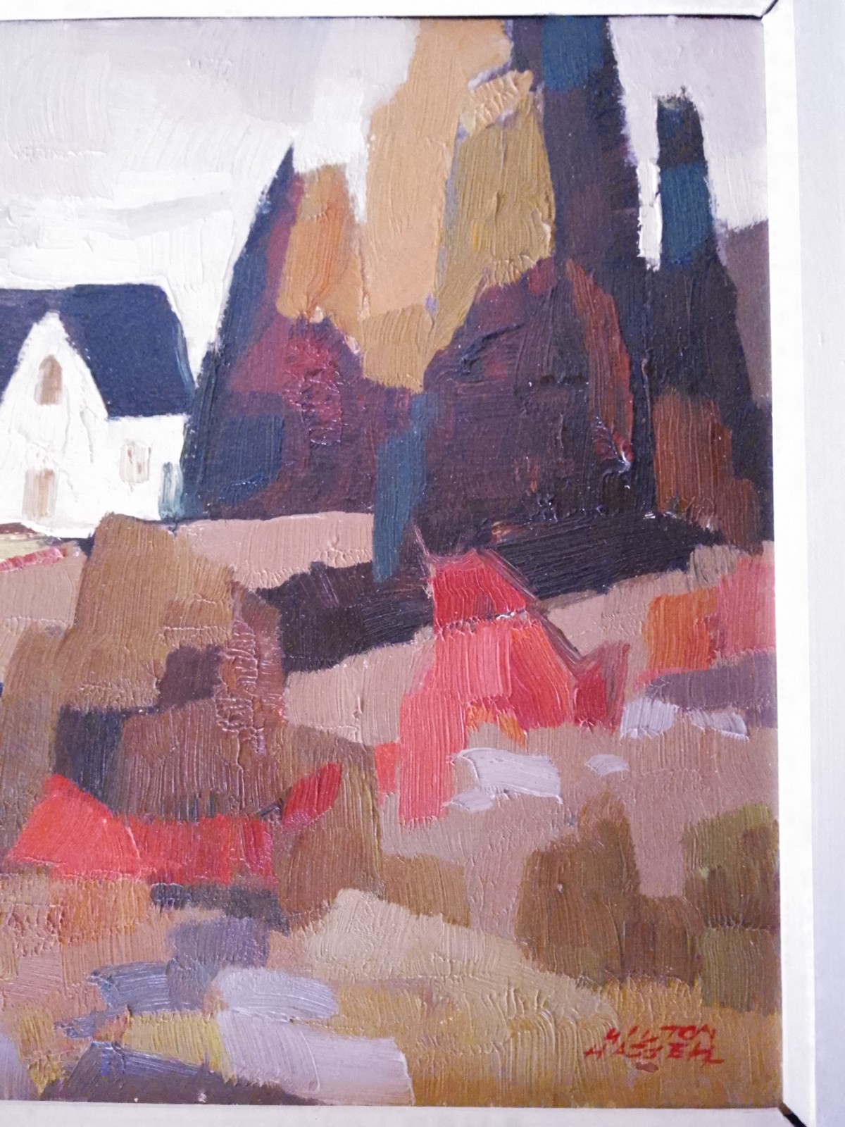 Hilton MacDonald Hassell (1910 – 1980) – Opeongo Farm 1967 – oil on Board