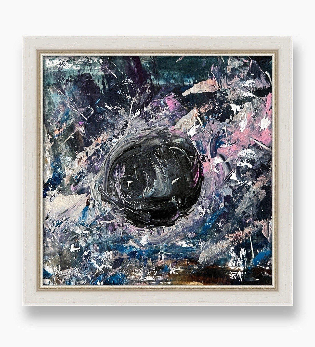 Dark Matter Nebula Shadow Abstract Painting Dark Academia Space Art Gift Unixes