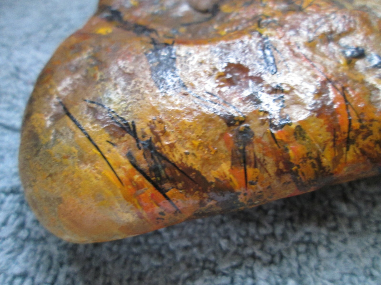 1972 Joan Sears Miller, Uvalde, Texas, Texas artist, hill country buck on rock