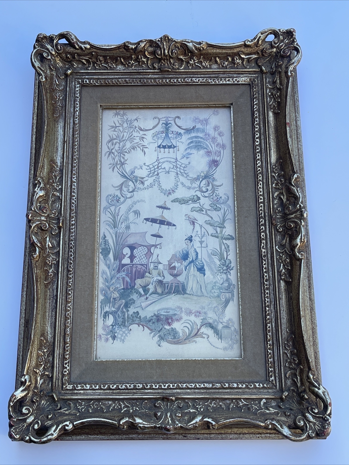 19TH CENTURY PAINTING MASTERPIECE ILLUSTRATION ART DECO FRENCH CHINESE ICONIC
