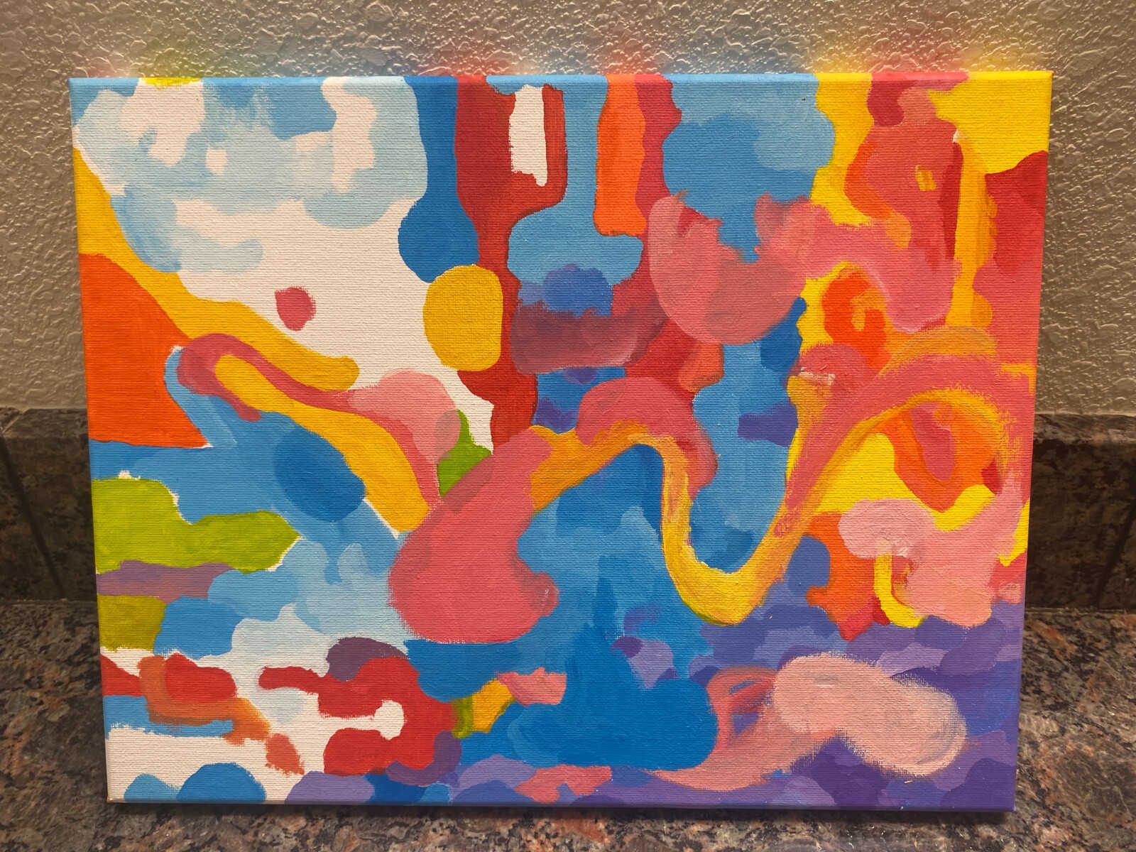 Abstract Acrylic Painting Seinfeld Cops Art Vacation Chinese Songs on Youtube