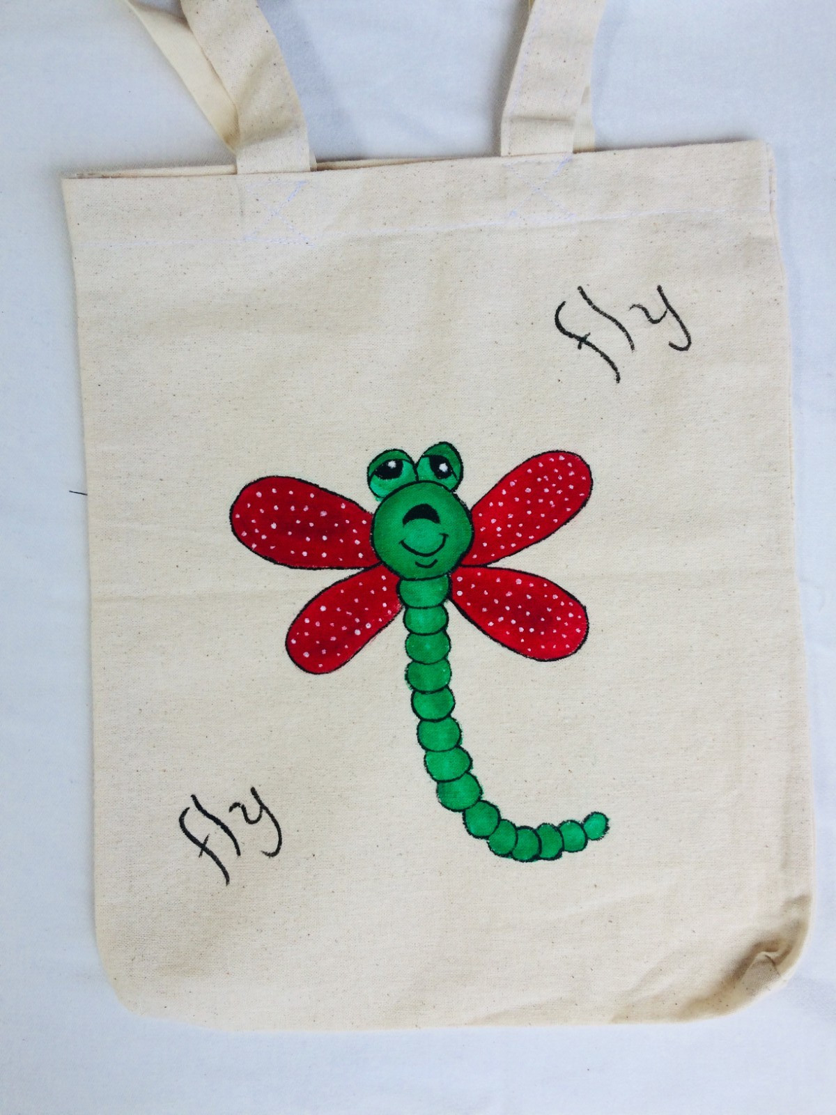 Tote bag Hand-painted beautiful Cotton Eco-Friendly free shipping