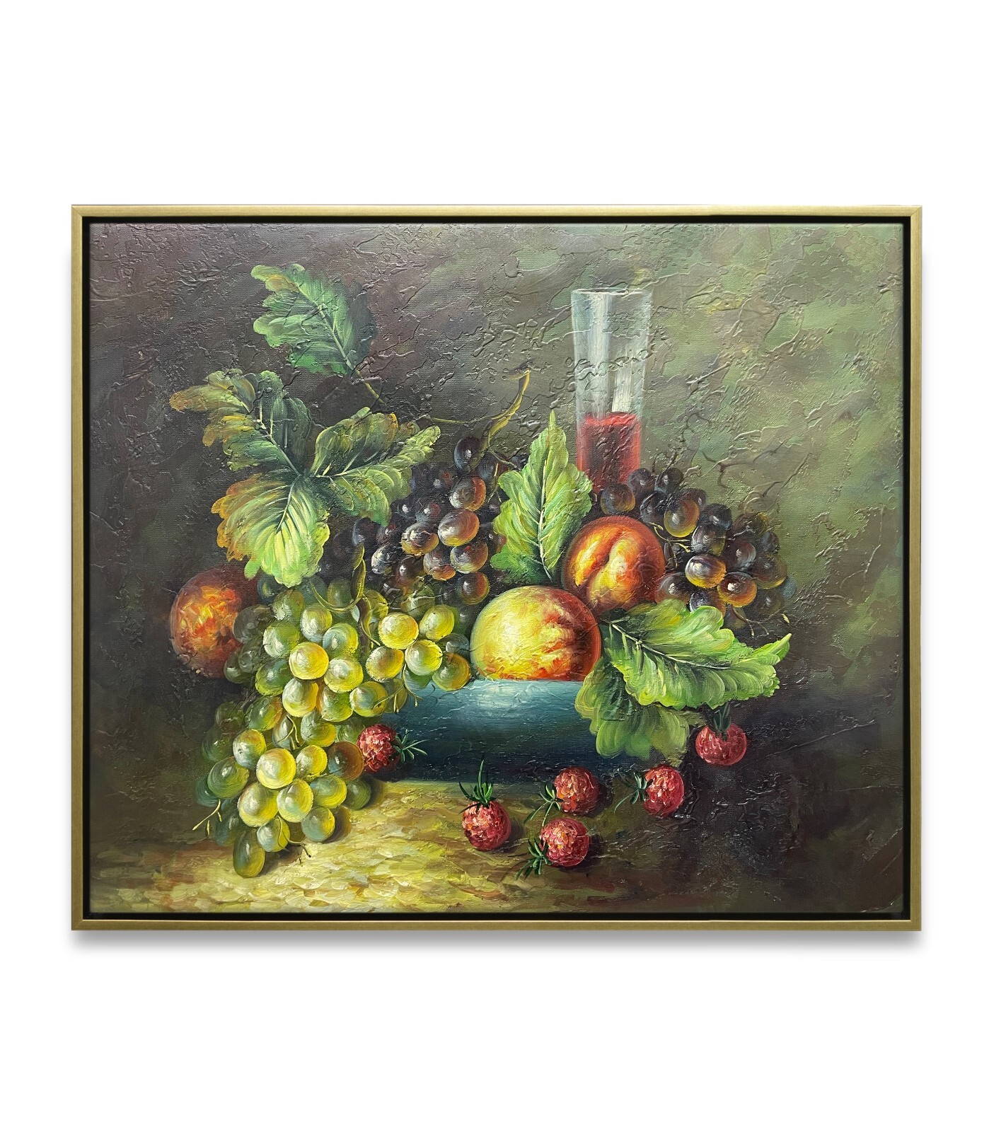 Hungryartist -Original Painting of Still-Life Fruits Canvas 20×24 Framed