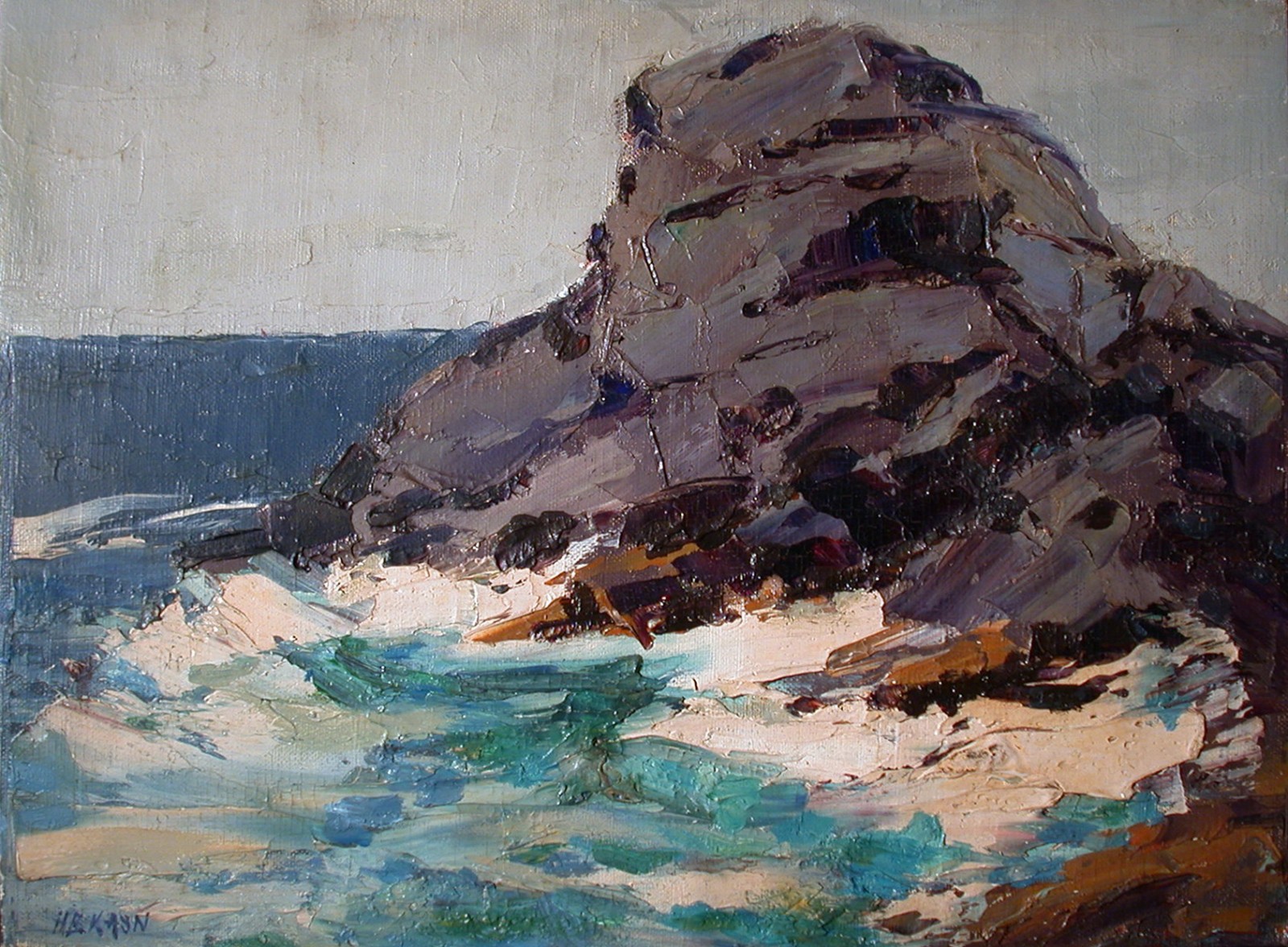 Hilde B. KAYN (Vienna 1903-1950 Toledo, Ohio – USA) Sea Surf.