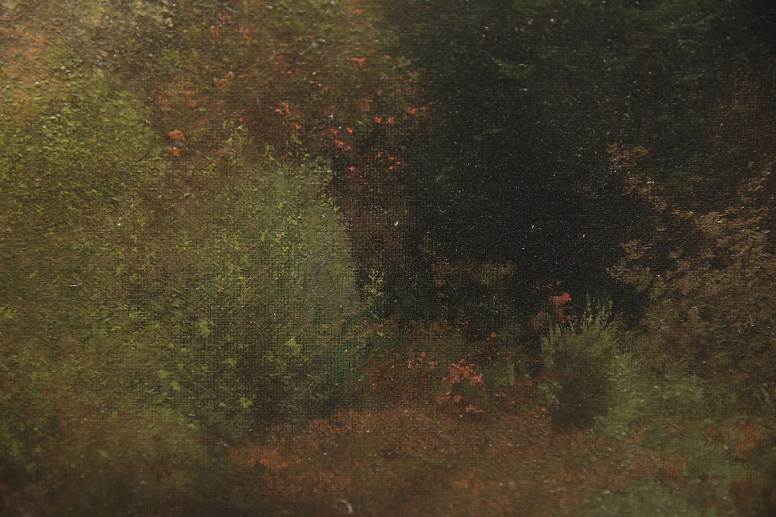 Twilight Romantic Landscape Painting att. to German-American Hermann Herzog