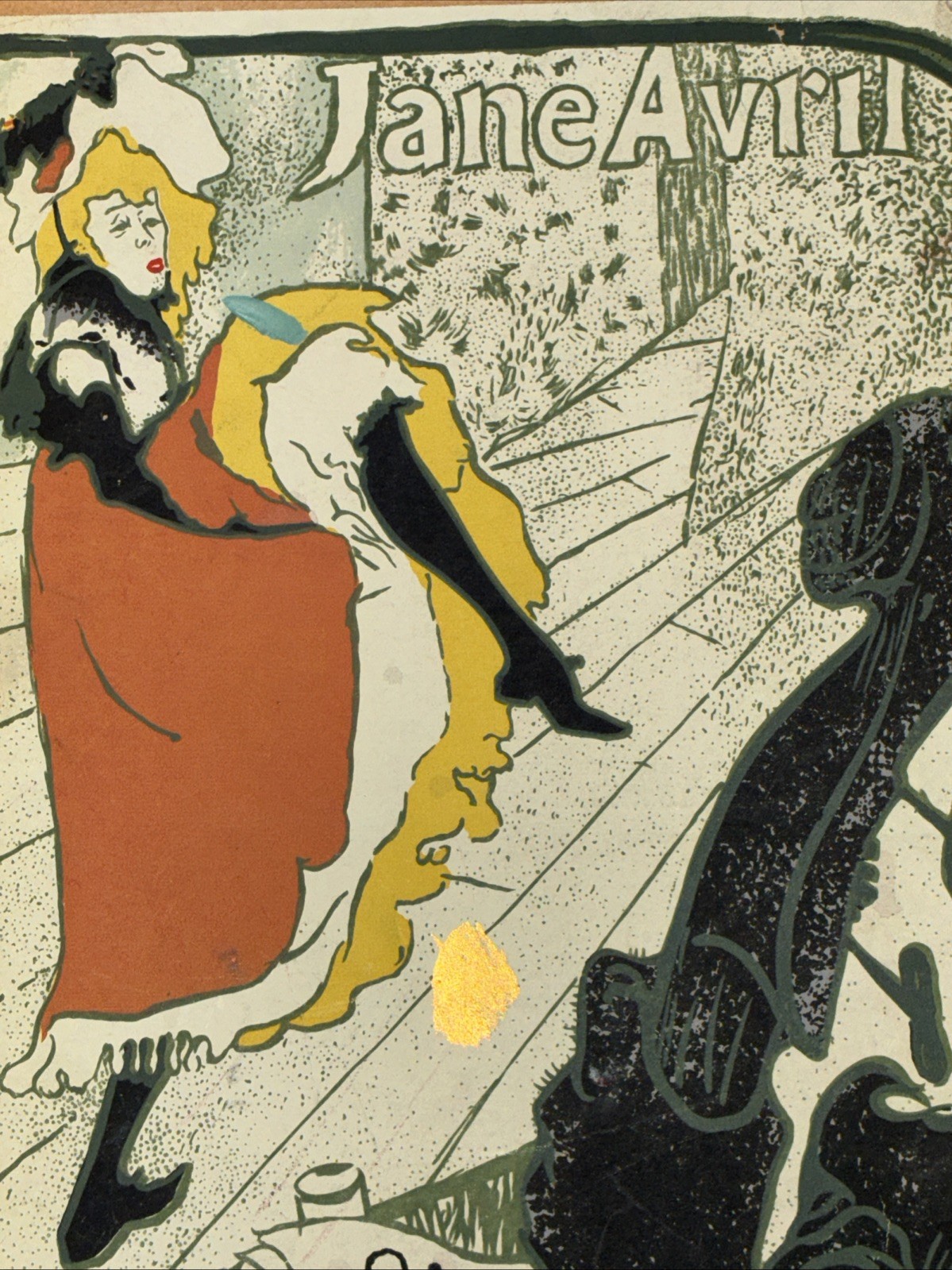 Henri De Toulouse-Lautrec- Lithograph Jane Avril Printed In 1957 By Mourlot.