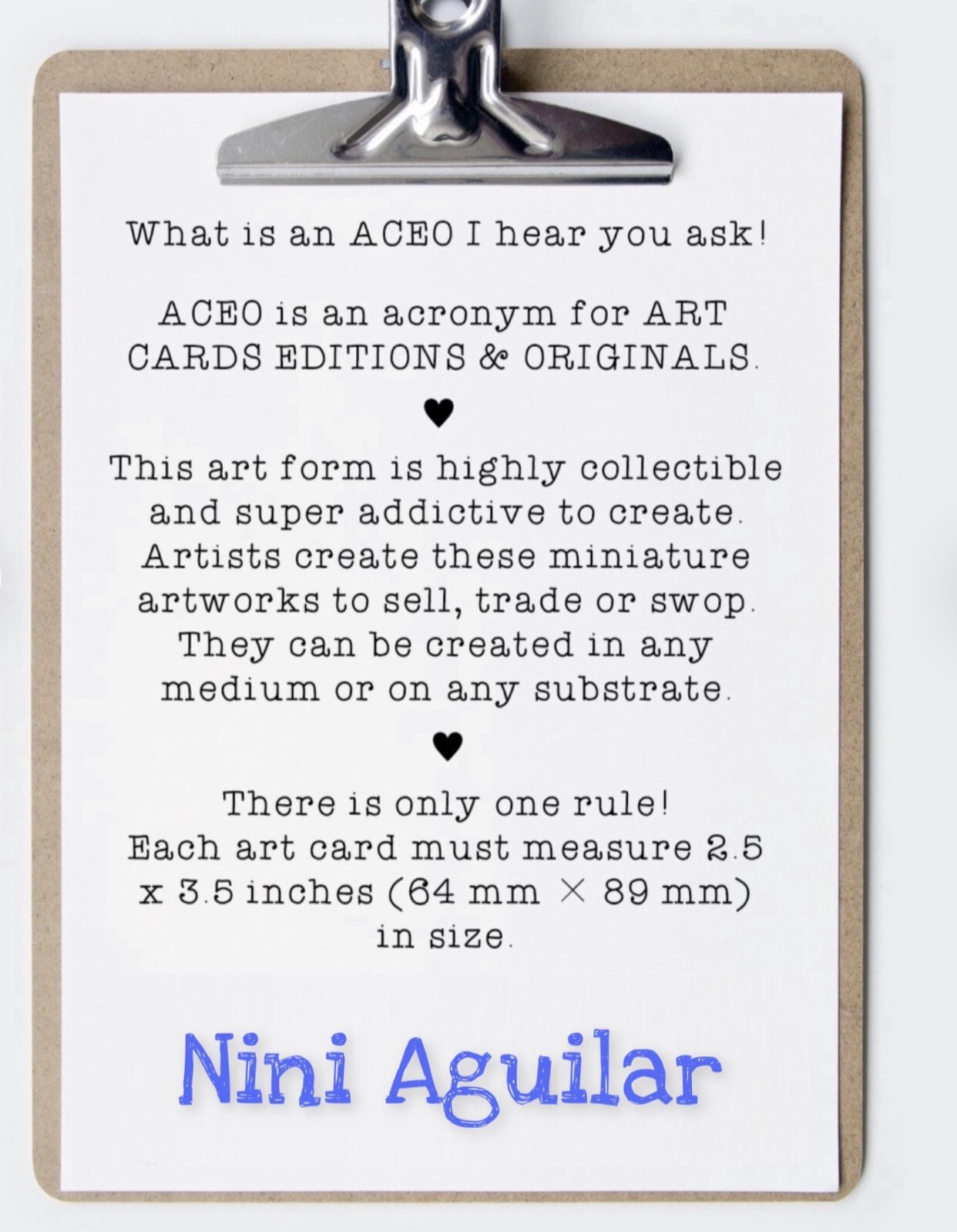 ACEO Original Mini Art Card AFRO-DITE 3.5” x 2.5” Acrylic Paint Floral Portrait