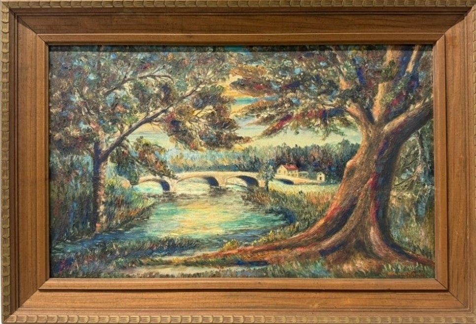 William Henry Graham Landscape Oil Painting, 1952
