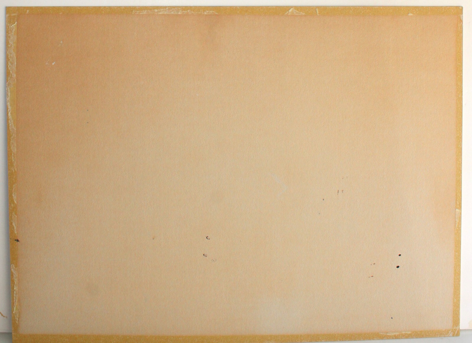 VINTAGE WATERCOLOR ON CARDBOARD SIGNED AND SEAL STAMP CHINESE ARTIST FARM HOUSE
