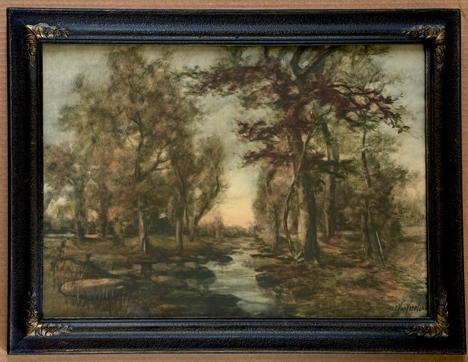 Francis William Van Vreeland ( 1879-1954 ) ORIGINAL Chromolithograph Print