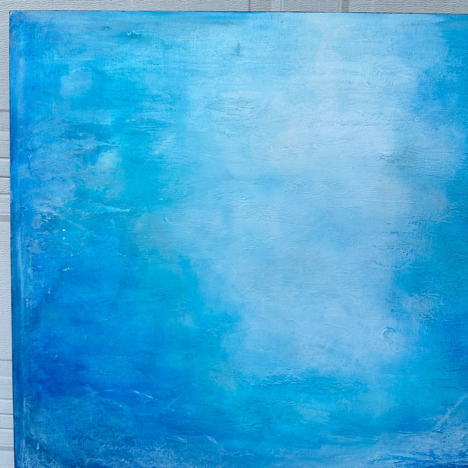 «Each Breath a Gift» – Original Abstract Painting (2015) Dimensions: 50″H x 40″W