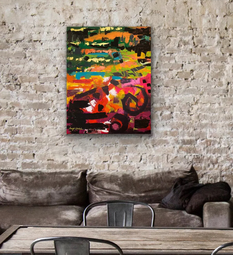 Chaotic Order: Nature vs City ~ Original Sold! Available In Prints