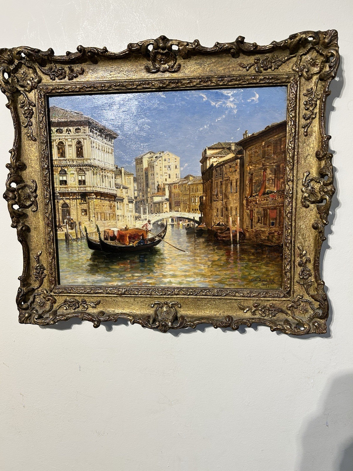 Arthur Meadows (British 1843-1907) Views of the Grand Canal, Venice