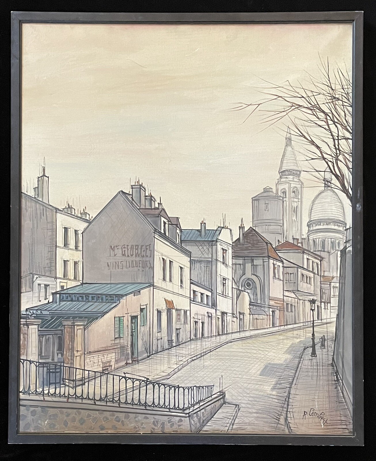 Paul Lambert Painting – Sacré-Cœur Basilica Paris