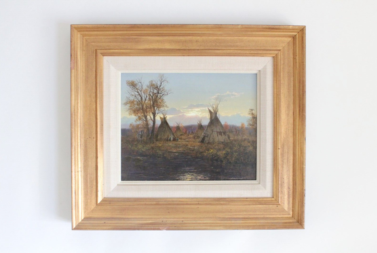 western oil painting | magsino indigenous people native american indian artwork