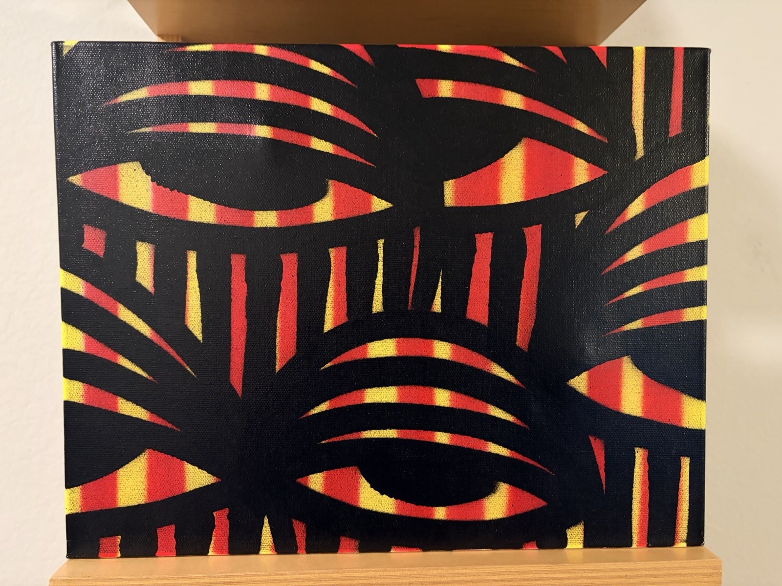 AHOL Sniffs Glue – Signed Painting – Spray Paint on Canvas