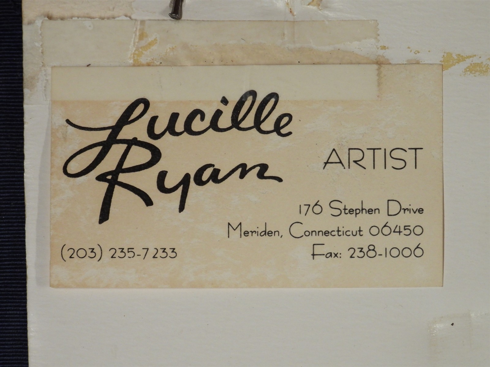 Lucille Ryan Connecticut Artist RISD Asian Lady Pastel Portrait Painting
