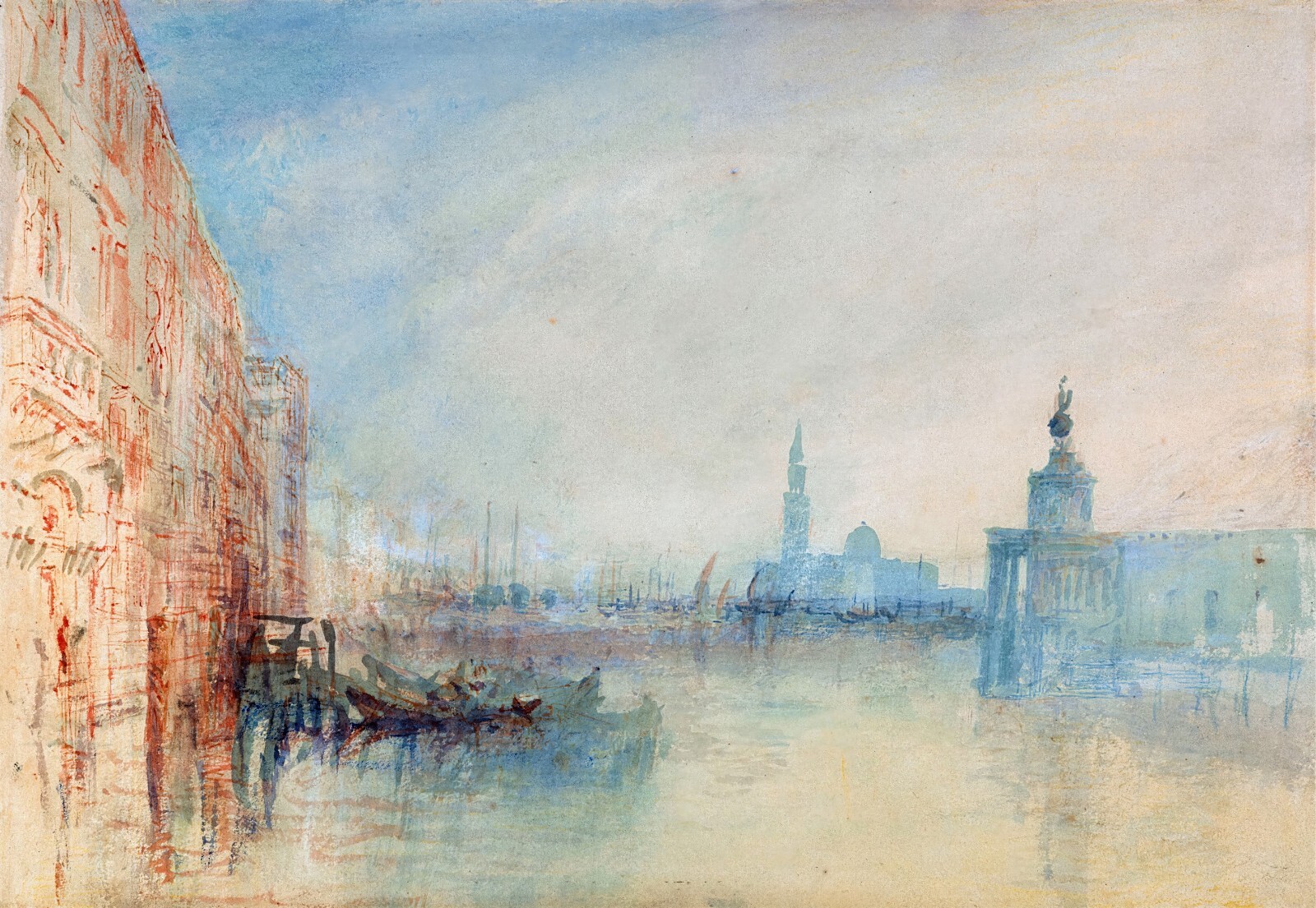 Venice, The Mouth of the Grand Canal Painting by Joseph Turner Reproduction