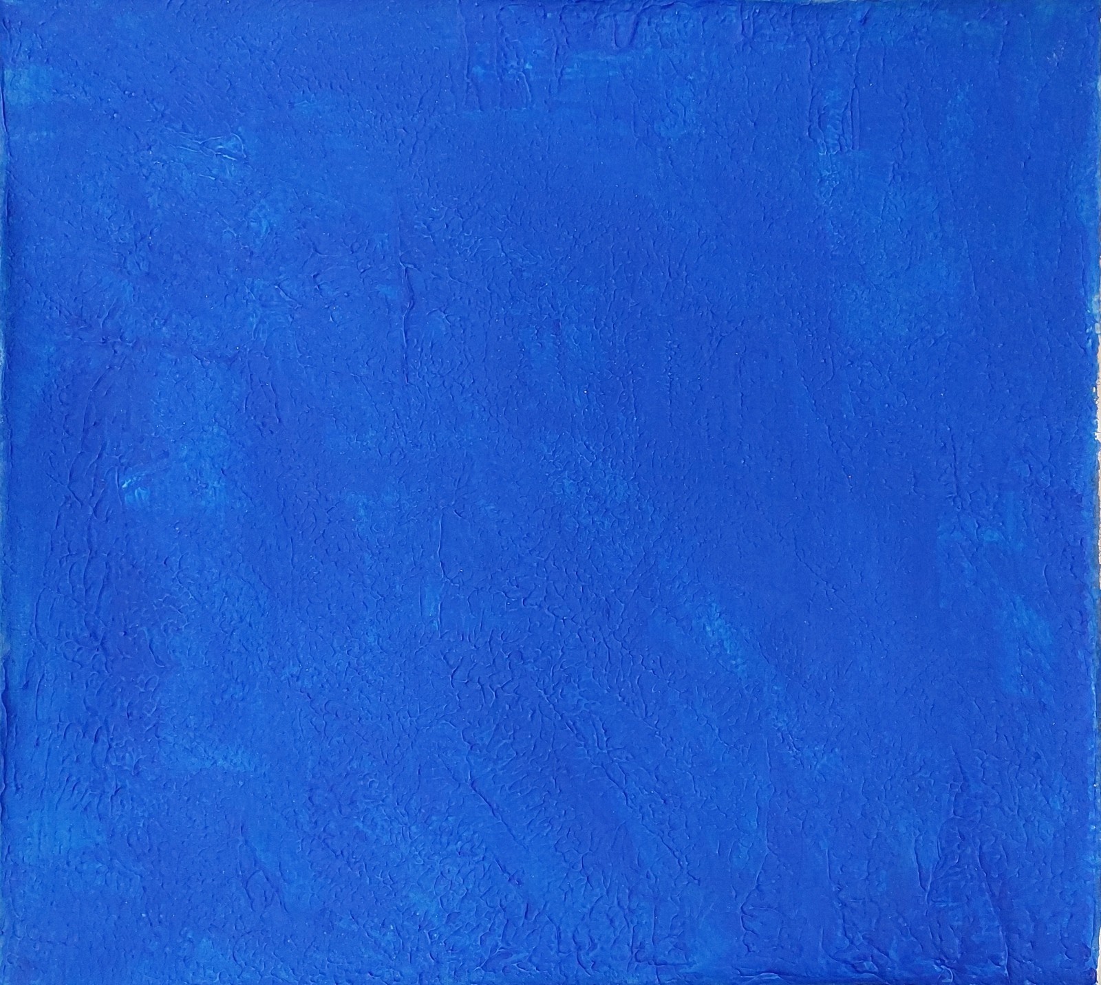 Yves Klein Signed Abstract Oil Painting on Canvas – French Abstract Art