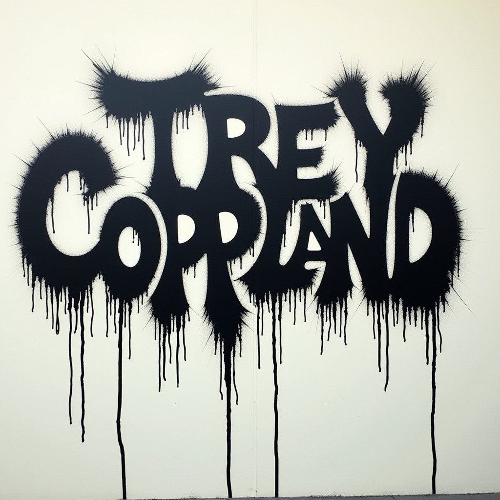 Trey Coppland, Molly Abstract Acrylic Painting, 20+30 in, 2026, Signed