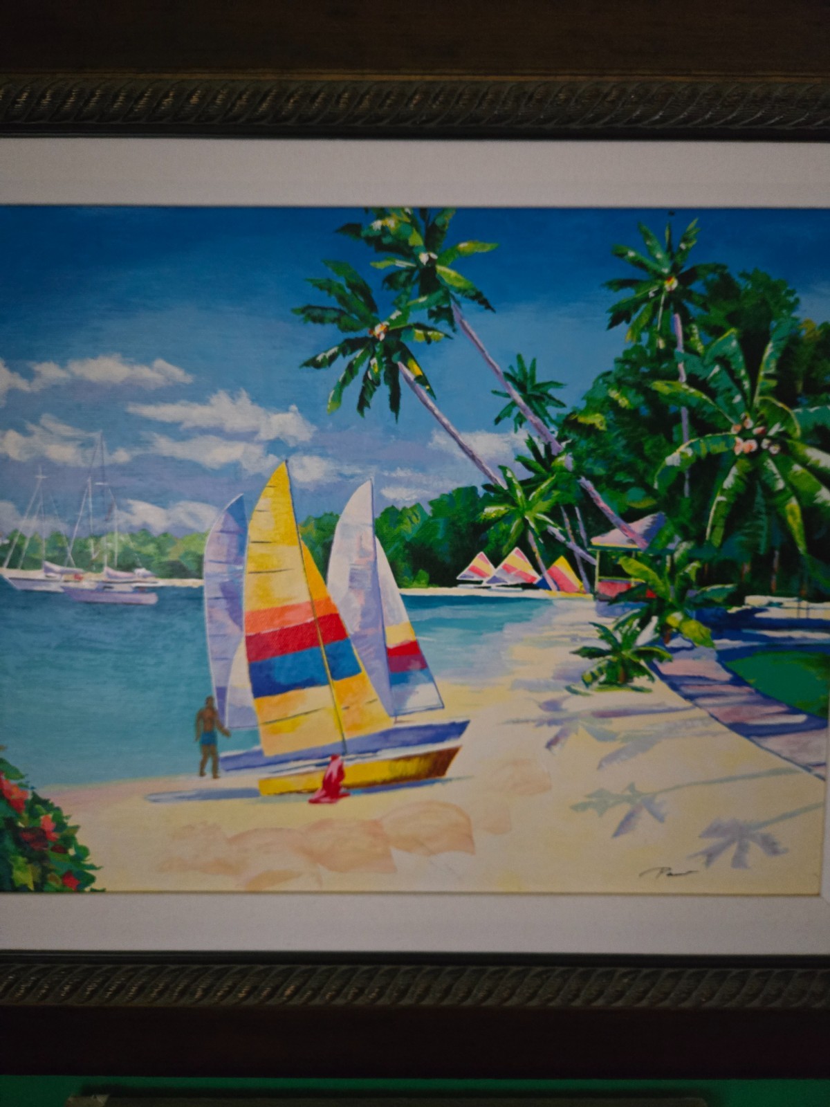 Pauker serigraph on linen; signed by artist and appraised by Park West Gallery