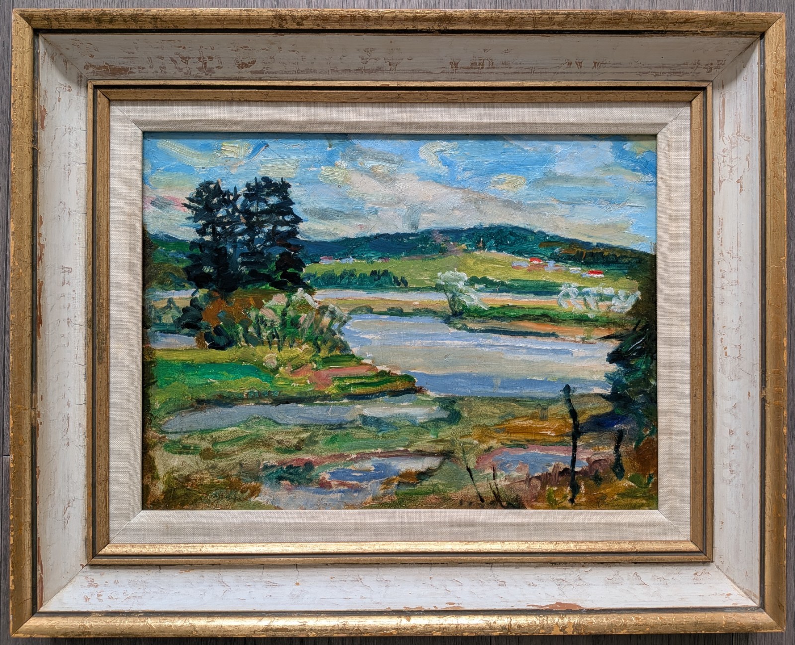 Nicholas Hornyansky (1896-1965) Hungarian-Canadian Port Severn Georgian Bay Oil