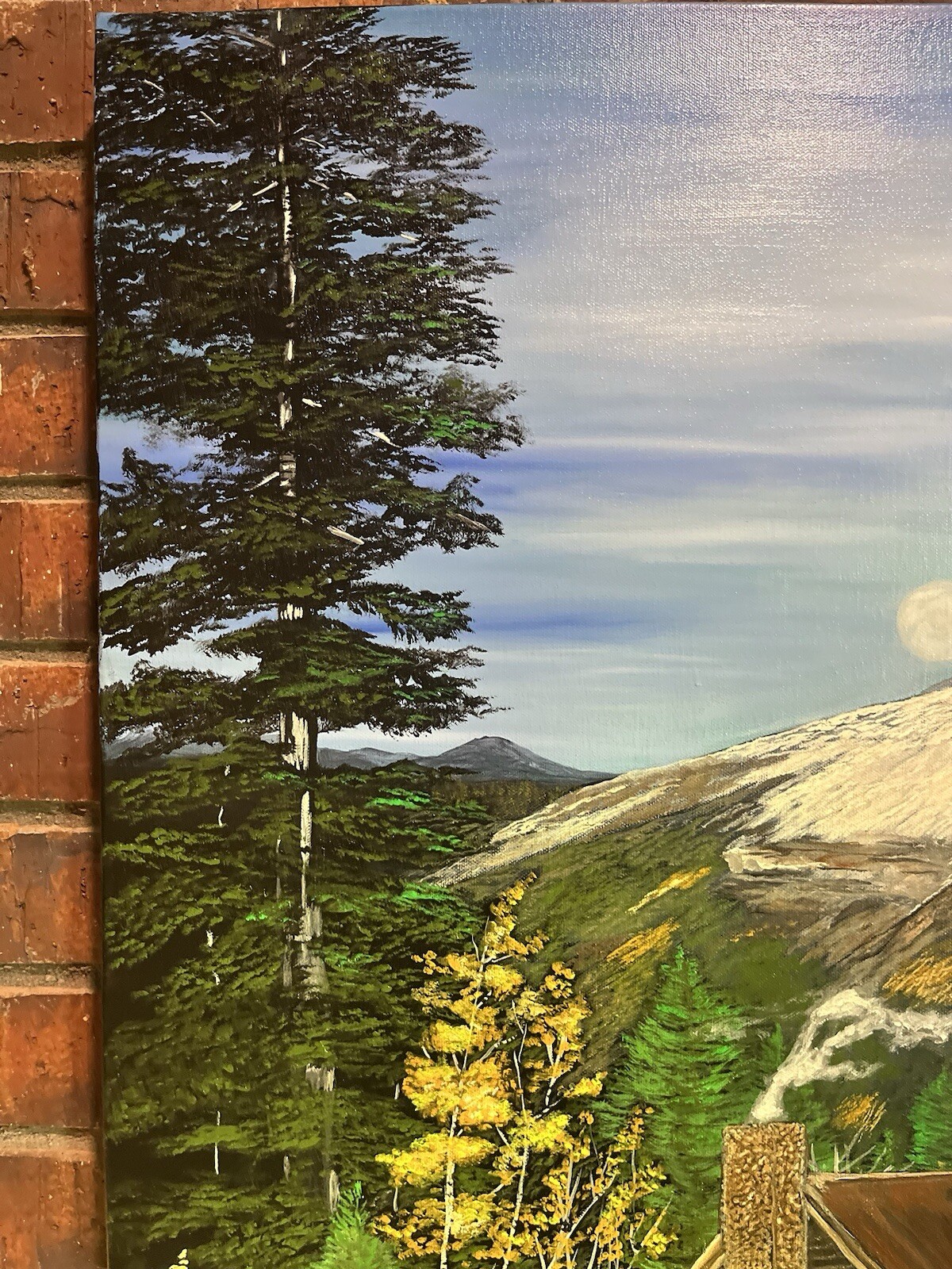 Snow Melt Original Landscape Painting By Arkansas Artist Leah J Smith