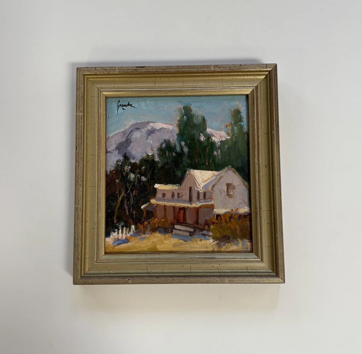 SUSAN GREAVES Original Oil Painting Landscape “French Gulch” House California