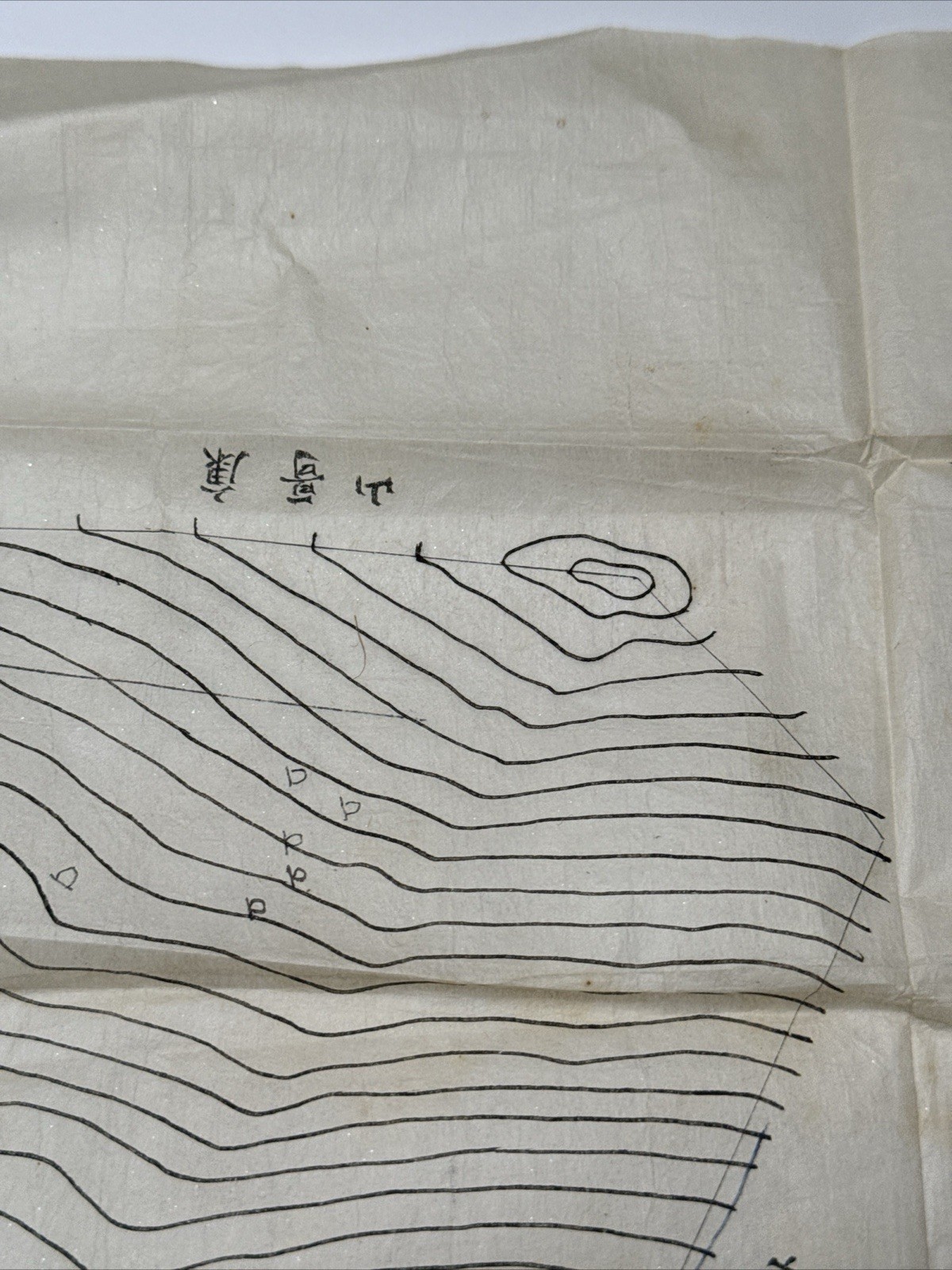 Antique Hand Drawn Map Topographical Chinese Japanese Korean Collection HISTORIC