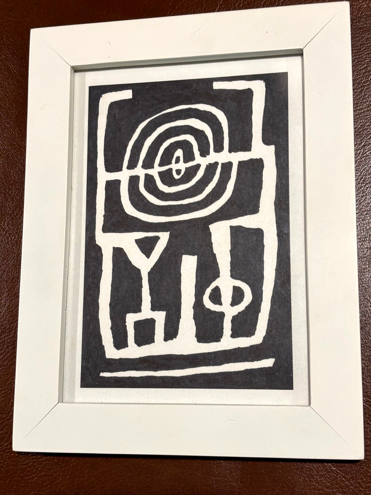William Brice, Sig., Abstract Ink Drawing, Geometric, Modernist, California/NYC