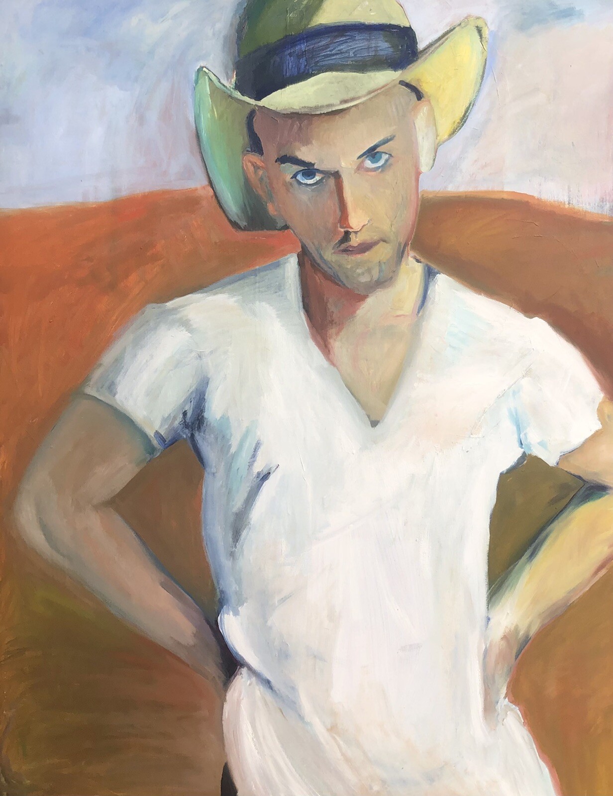 Low Desert (Large Original oil painting signed)