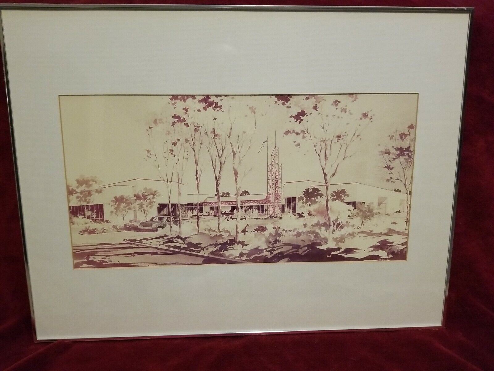 Architectural Rendering Drawings Bakersfield City Buildings Milazzo Watercolor