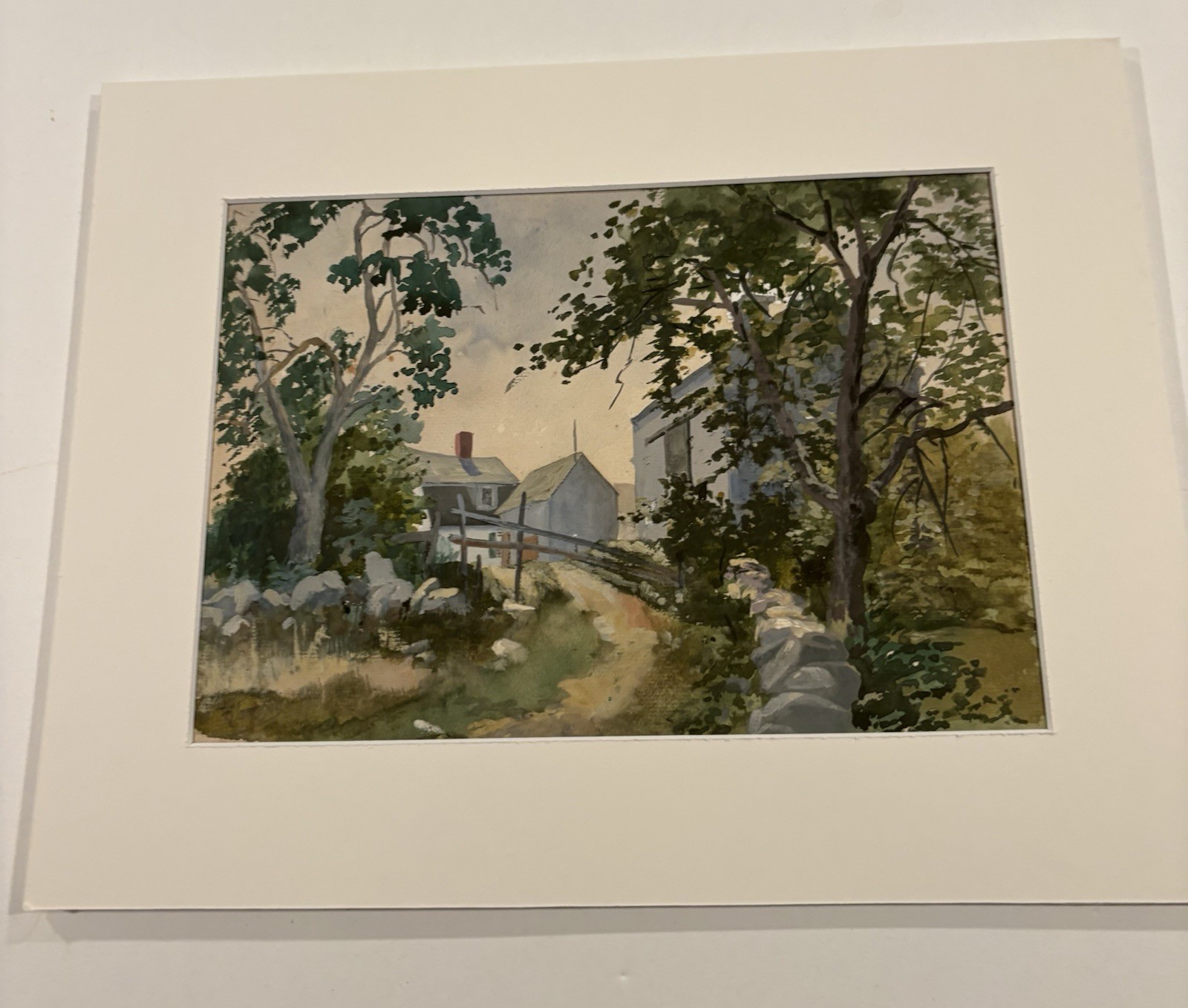 Early To Mid 20th Century Water Color Signed In Lower Left Looks Like Jamison