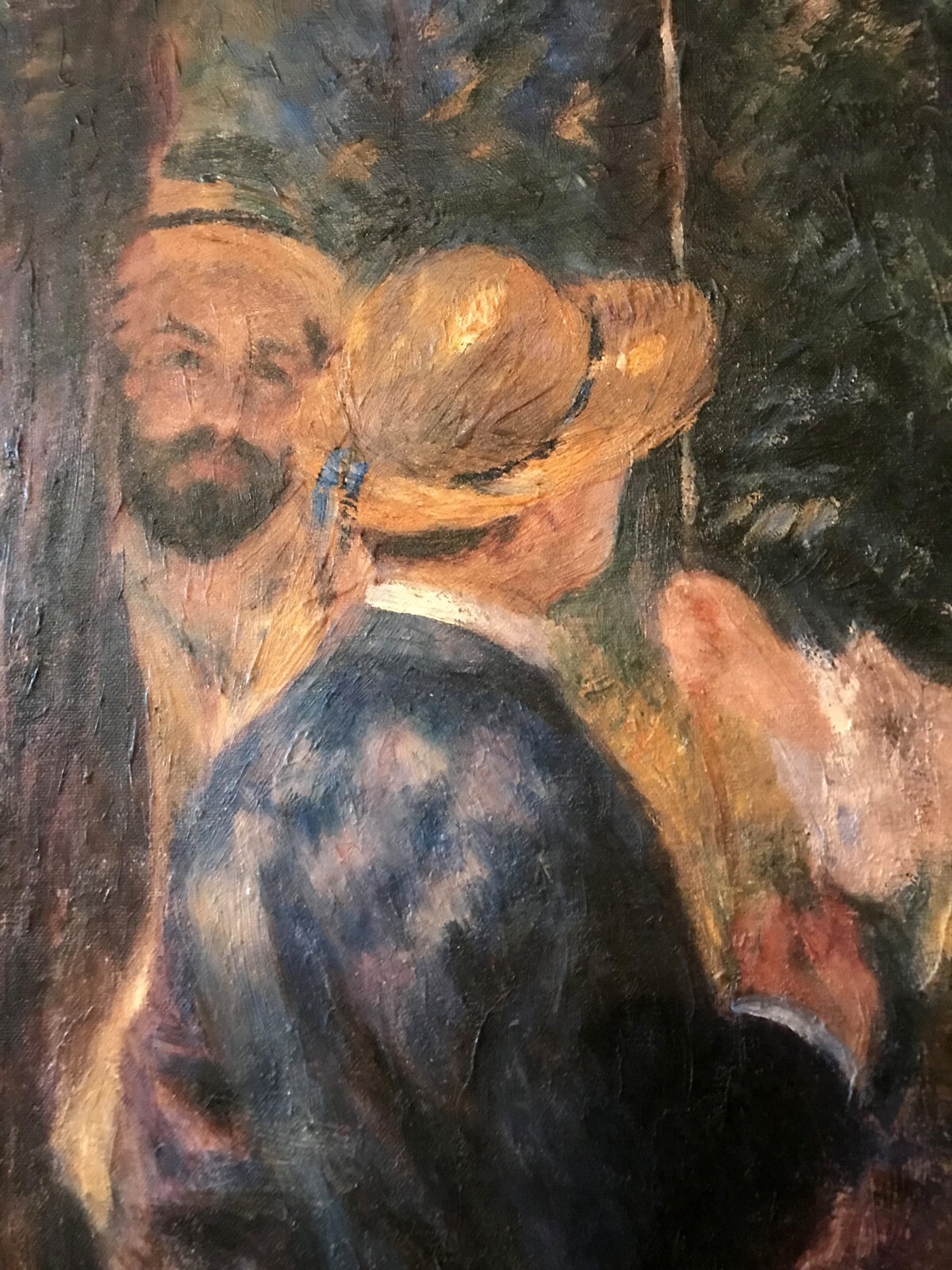 PIERRE-AUGUSTE RENOIR «THE SWING» AUTHENTIC 3D ARTAGRAPH OIL PAINTING W/COA