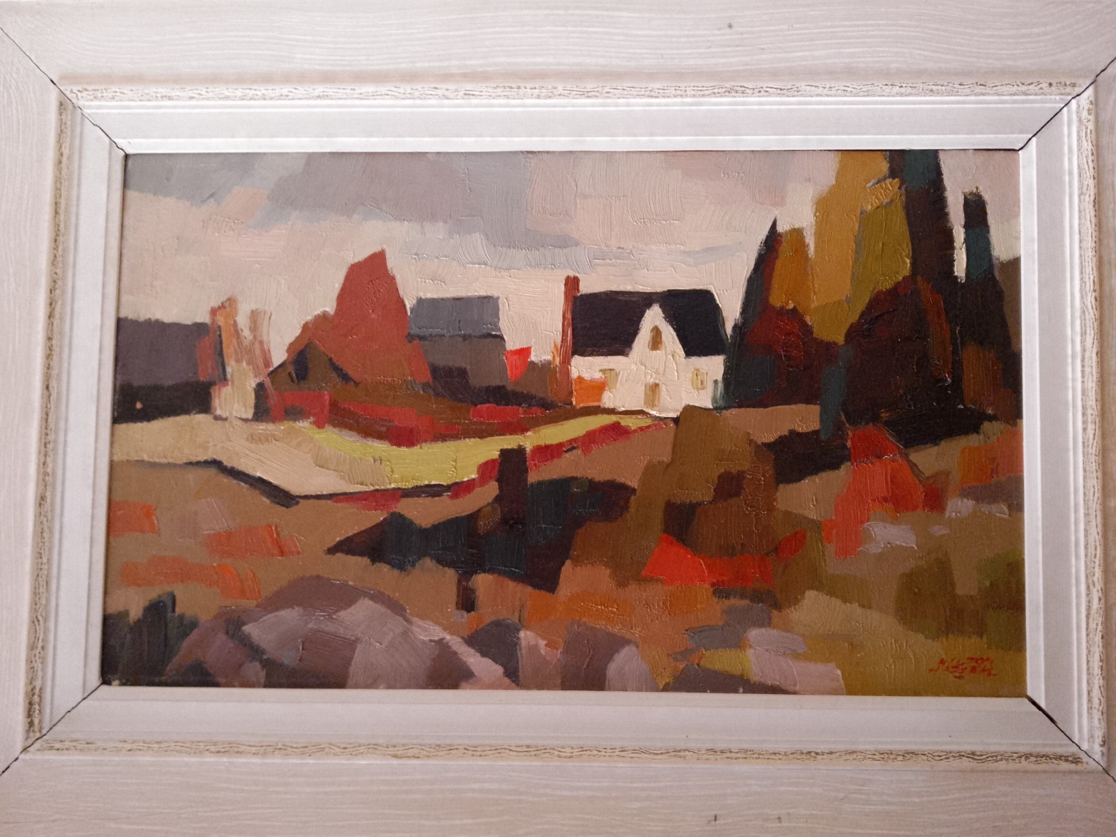 Hilton MacDonald Hassell (1910 – 1980) – Opeongo Farm 1967 – oil on Board