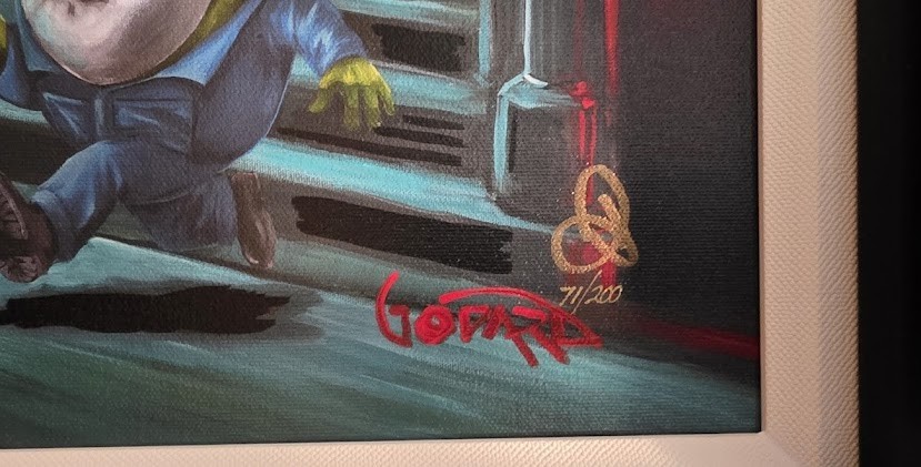 NEW Michael Godard Art «The Whole Gang» Embellished Giclée/Canvas signed COA