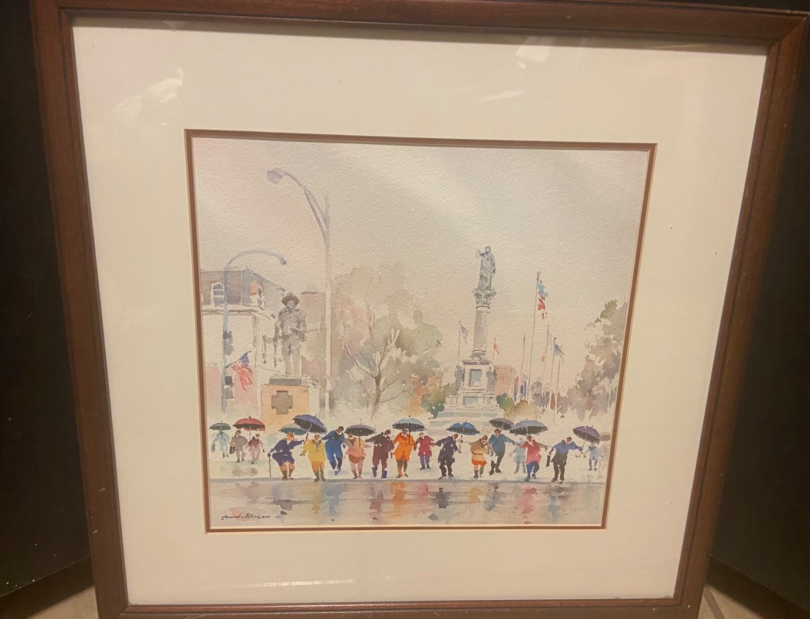 LISTED ARTIST HOWARD NOEL WATSON SIGNED ORIGINAL WATERCOLOR PAINTING