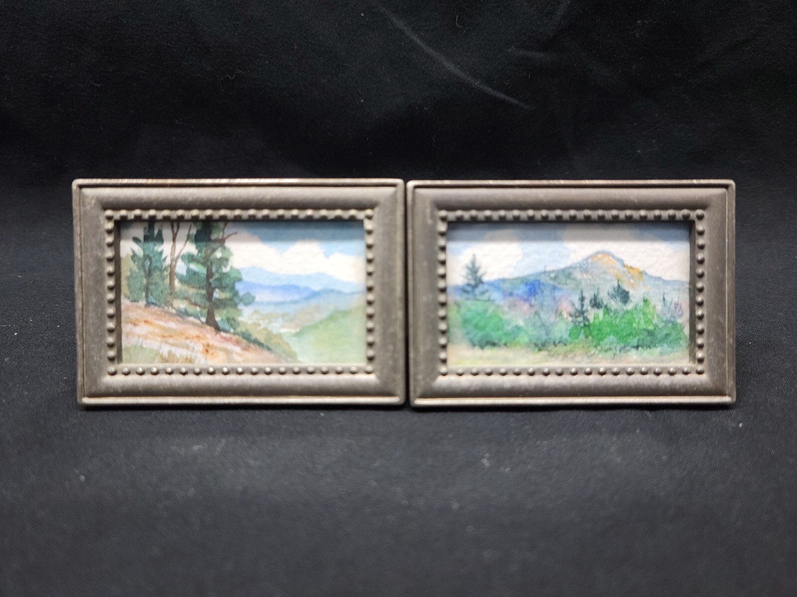Minature Watercolors New Hampshire Albany Madison Mt. Chocorua Boulder Loop 4691