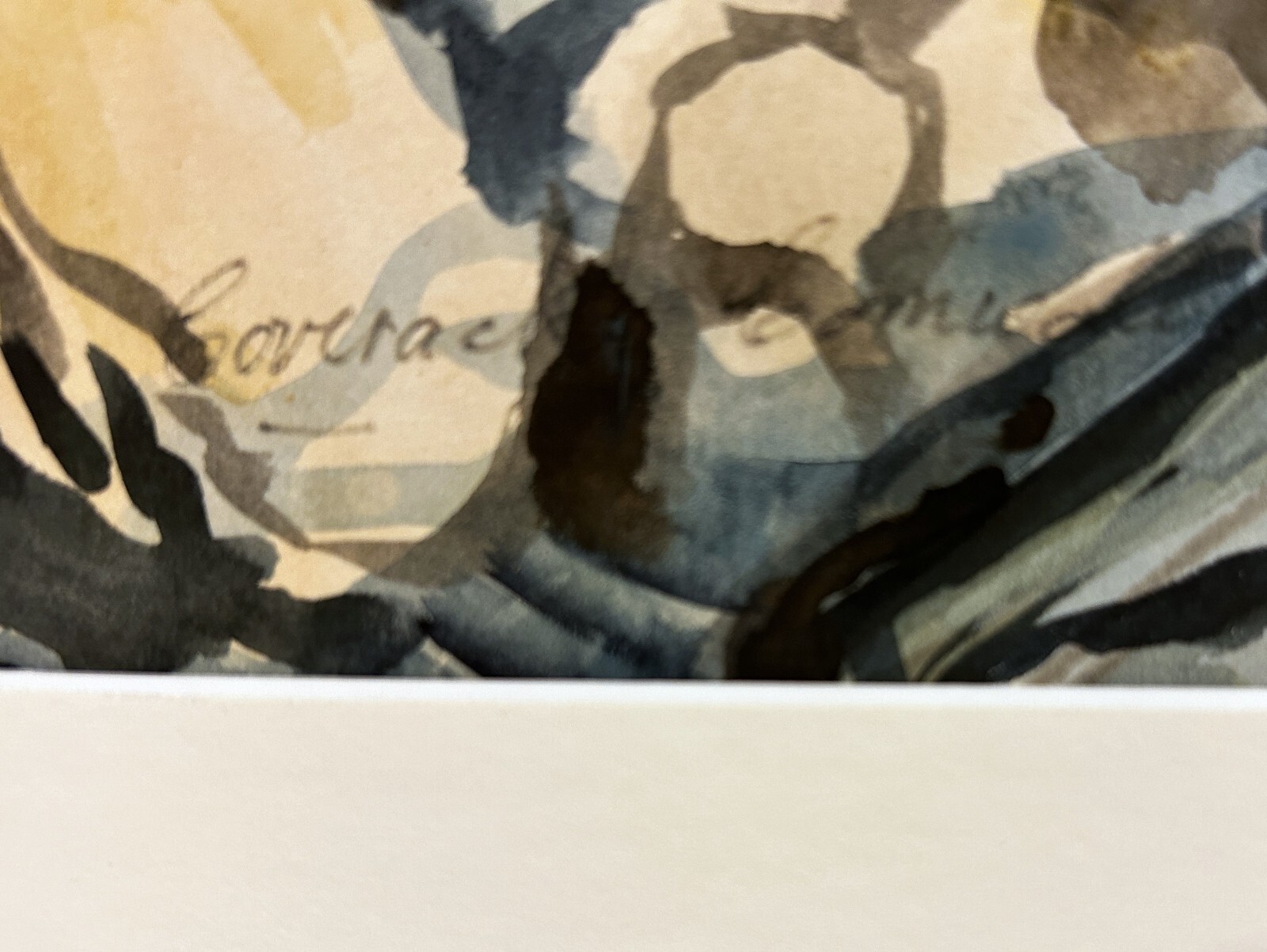20th c. Signed ENGLISH WATERCOLOR PAINTING Cliff Cottage Coverack Cornwall 1969