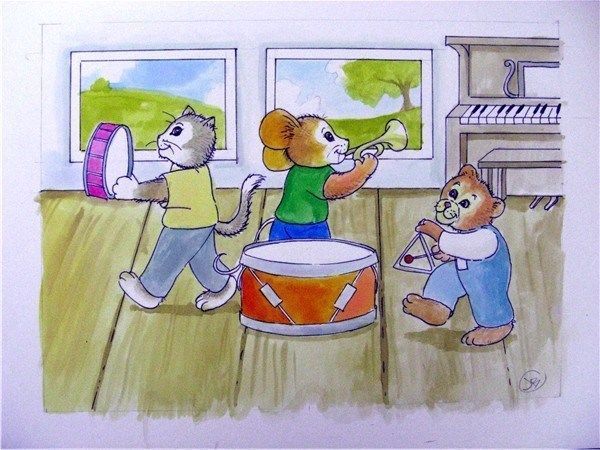 JEFFREY BEDRICK PAINTING PLAYTIME