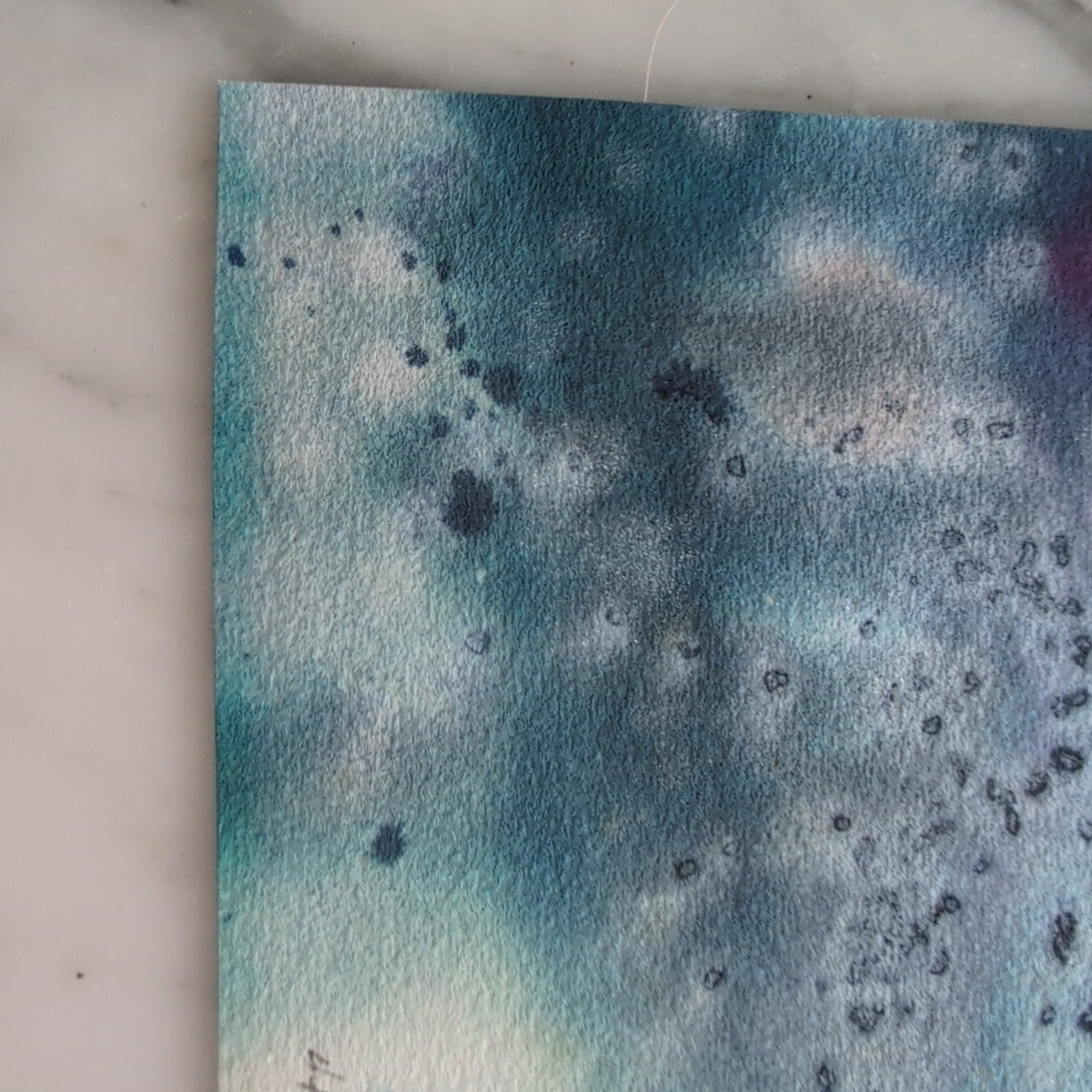 ORIGINAL SIGNED ART PAINTING WATER COLOR BY HAHN POTOCKI 4″x5.5″ One of a kind!