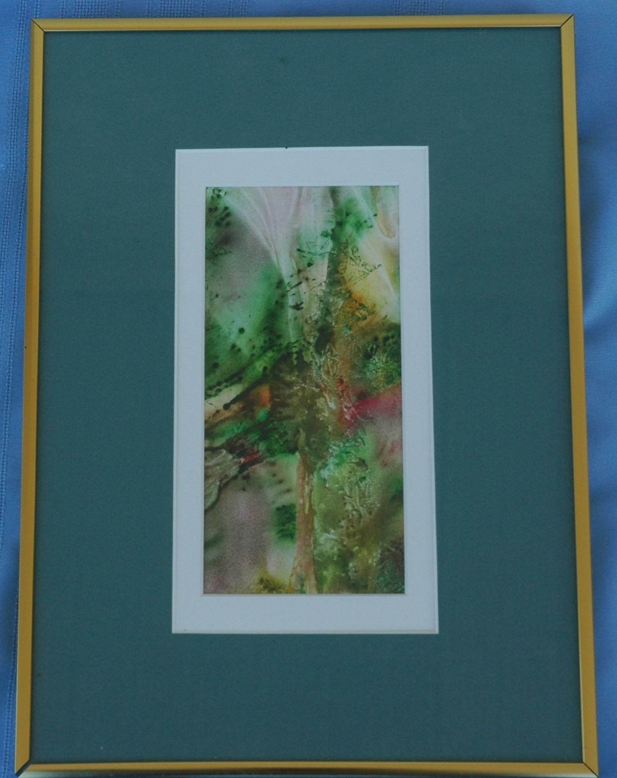 Original Abstract Watercolor by Sarasota, Florida Artist Marge Bennett