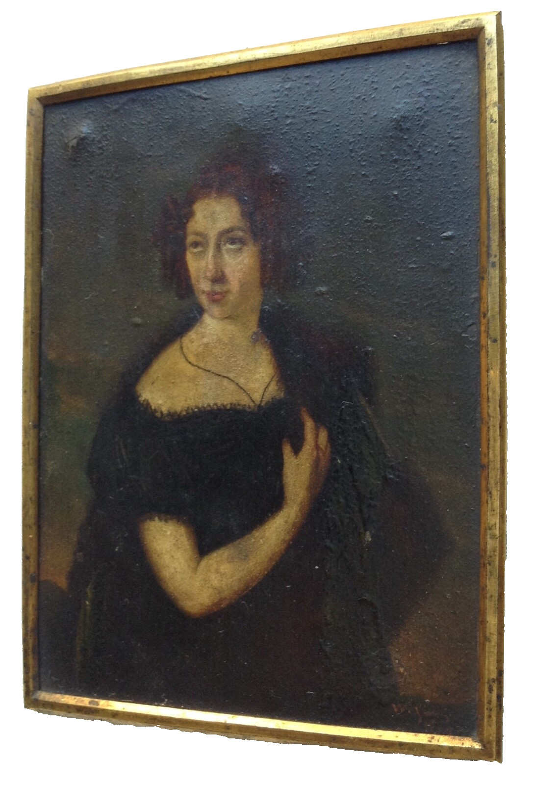 19th CENTURY WILLIAM SIMSON RARE SCOTTISH PORTRAIT PRETTY LADY OIL PAINTING 1843