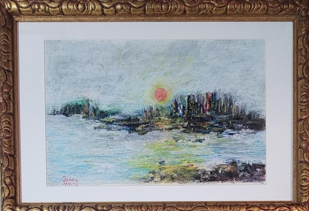 Modernist Portrait by DIMITRIE BEREA «Sunset»