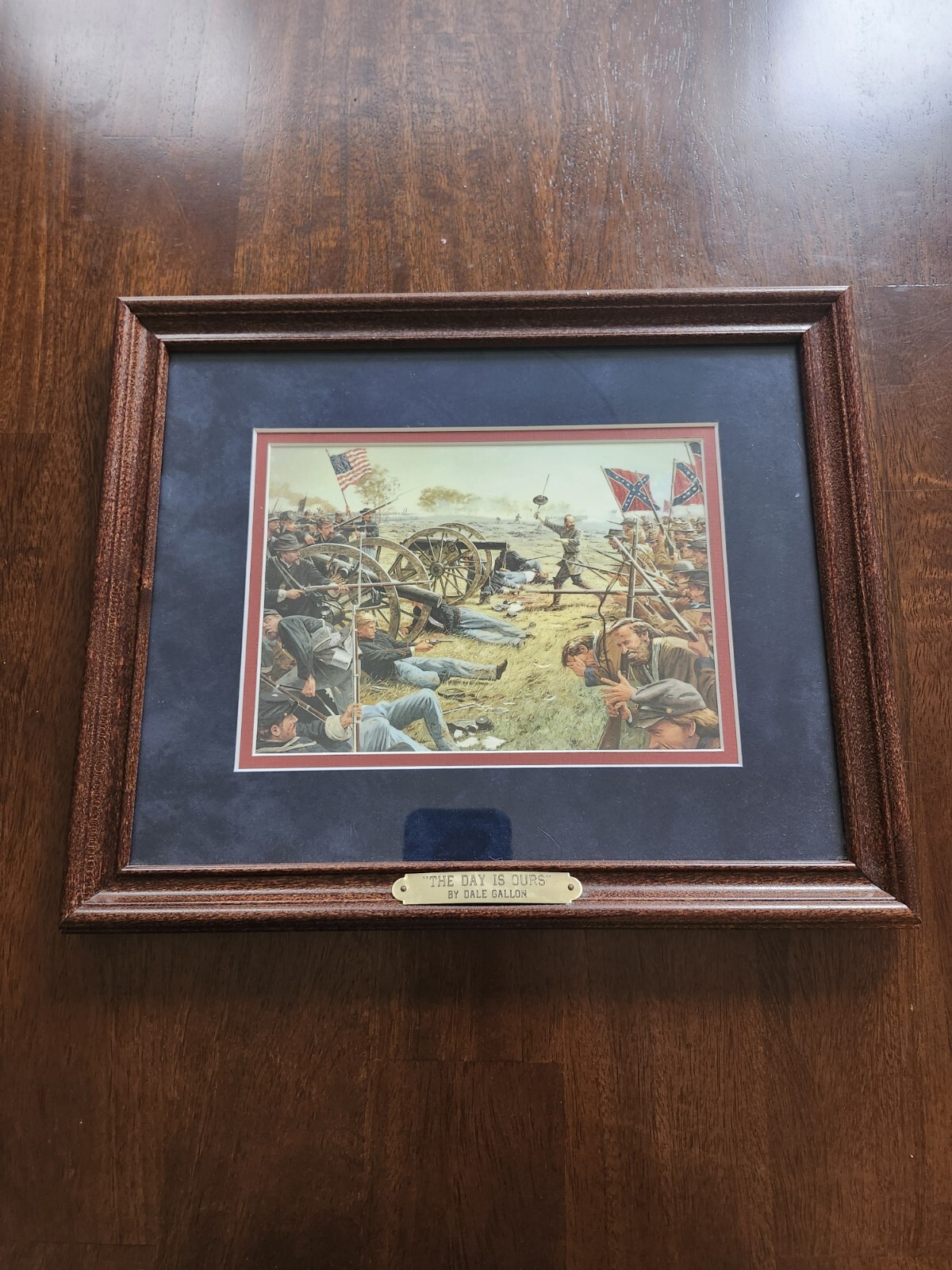 Dale Gallon Painting «The Day Is Ours» Civil War Historical Painting America USA