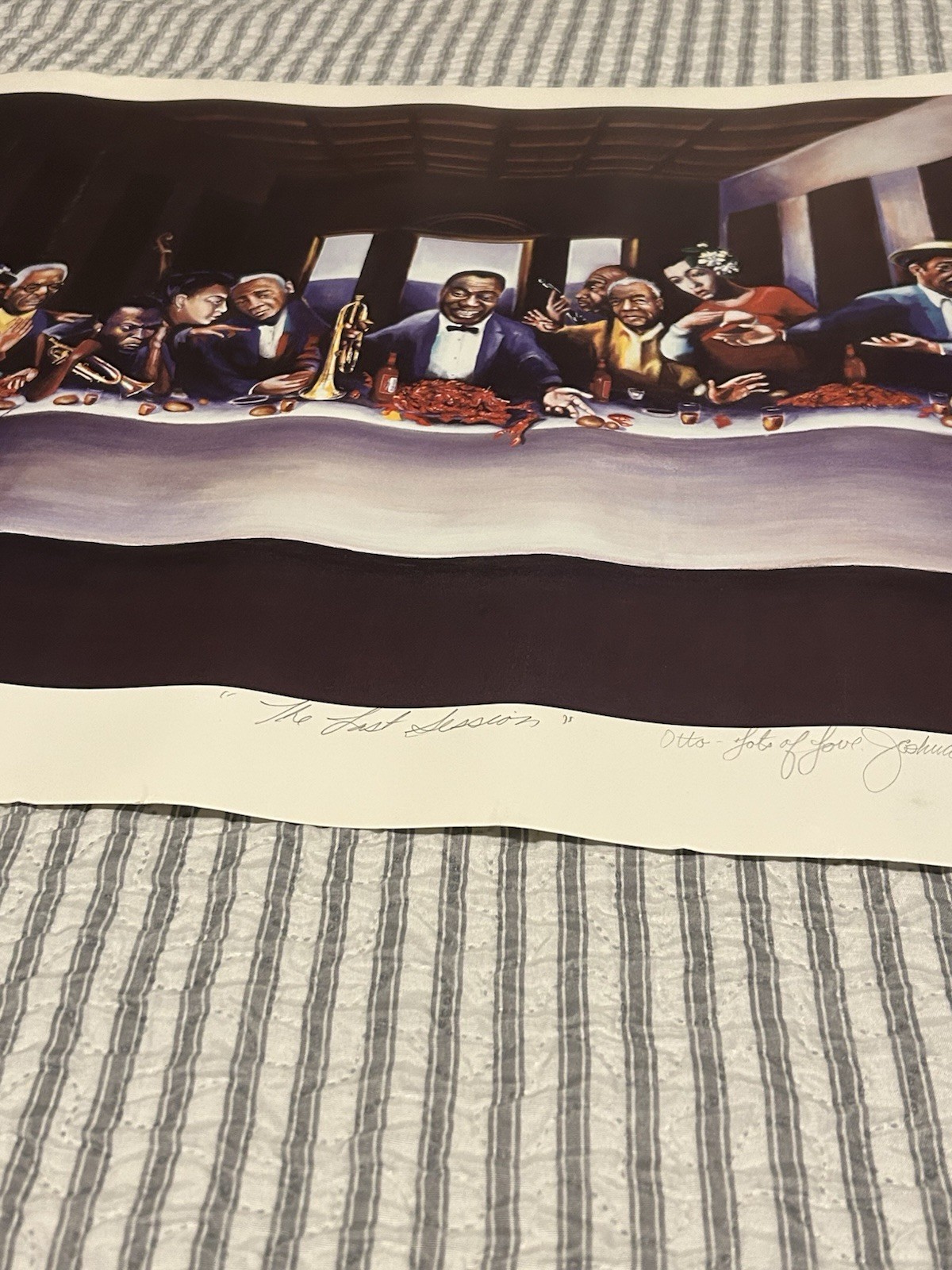 The Last Session By Joshua Walsh Painting Print Limited Edition, Signed, Flaws