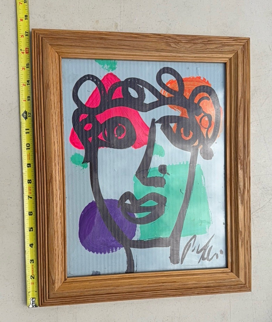 Peter Robert Keil Painting Framed 17+14”