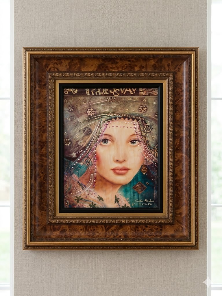 Csaba Markus «Lady Dessa» 2021 LTD ED CALDOGRAPH #413/450 Park West Frame